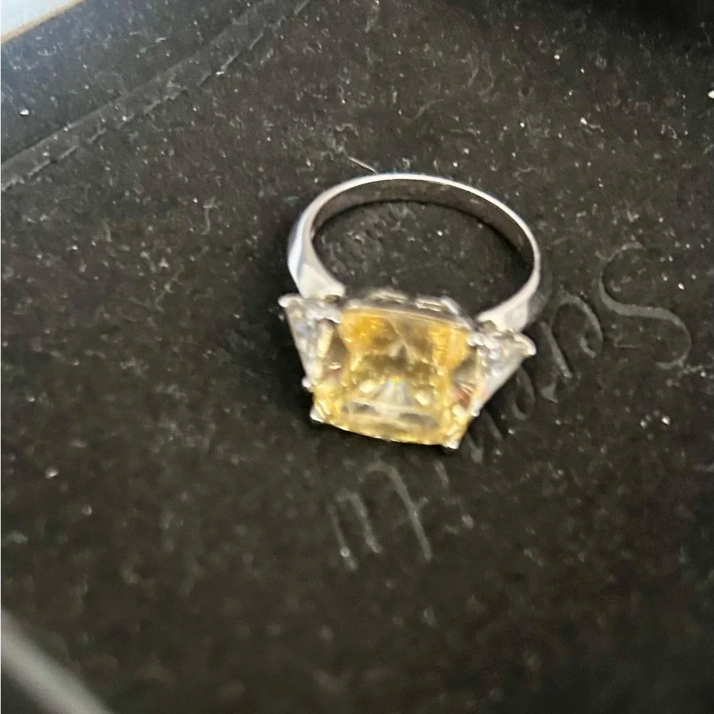 Sterling silver cocktail ring -size 7 new - Picture 2 of 6